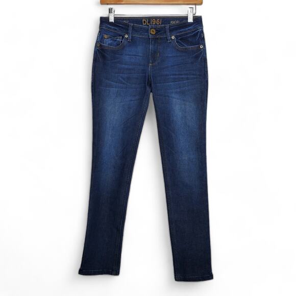 DL1961 Women's Angel Mid-Rise Skinny Ankle Jeans Size 26 4-Way Stretch Classic - Picture 1 of 9